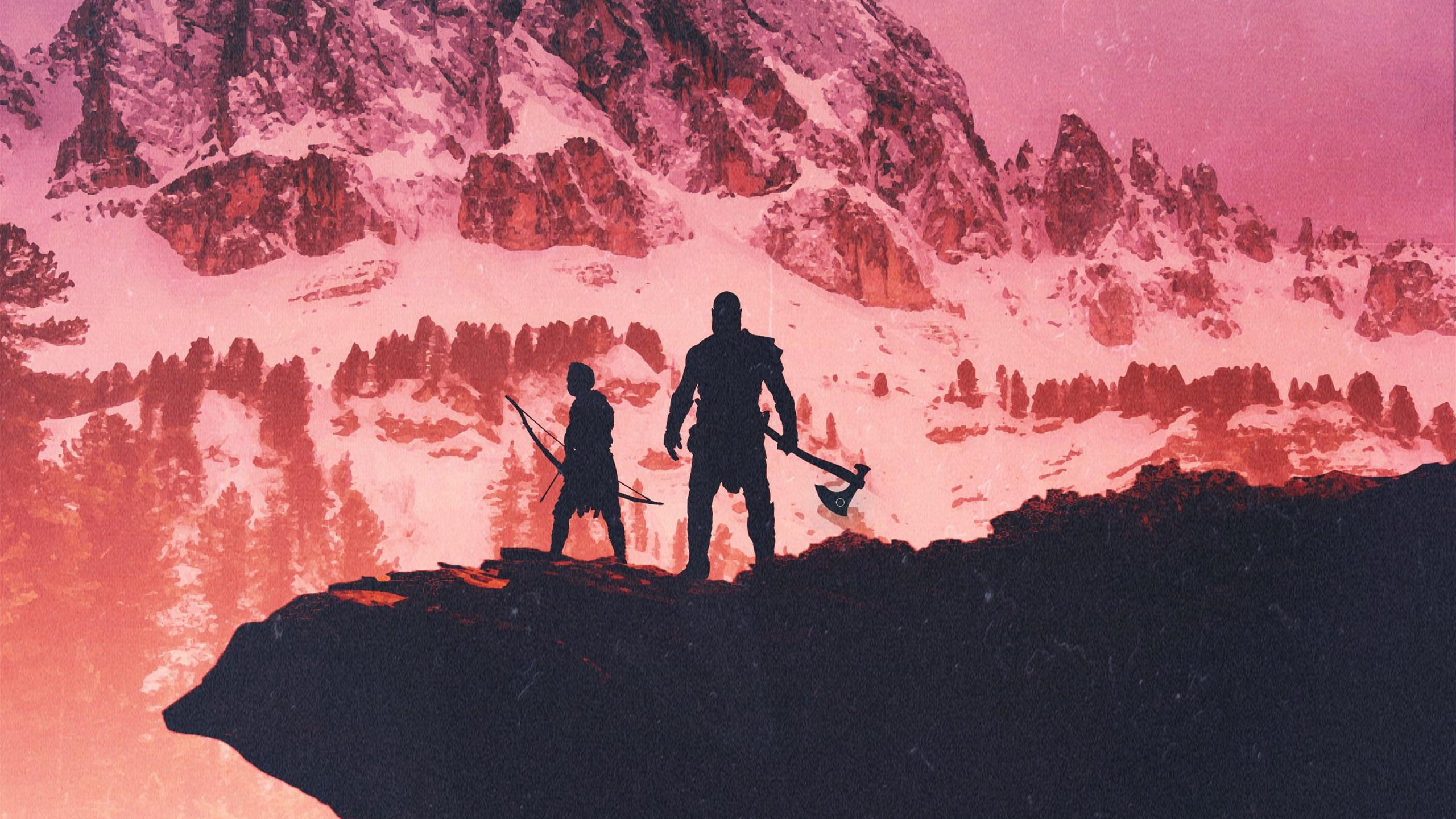 Kratos Atreus in God of War